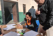 गोरखा क्षेत्र नं २ मा कांग्रेसका प्रकाशचन्द्र दवाडीद्वारा उमेदवार मनोनयन दर्ता