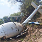 दुर्घटना लगत्तै हेलिकप्टर चालकले इन्जिन अफ गर्दा ठूलो दुर्घटना भएन