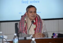 १९१ दिने कार्यकाल पुरा गरेर विदा भए गृहमन्त्री ओमप्रकाश अर्याल