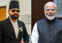 प्रधानमन्त्री शाहलाई भारतीय प्रधानमन्त्रीको बधाई