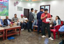 मर्स्याङ्दी बेसी जलविद्युत आयोजनाको सार्वजनिक सुनुवाईमा लफडा, प्रहरी लगाएर सार्वजनिक सुनुवाई गरियो