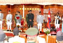 नवनियुक्त श्रममन्त्री र उद्योगमन्त्रीले लिए शपथ