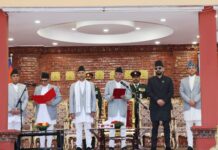 नवनियुक्त प्रधानन्यायाधीश डा शर्माद्वारा शपथ ग्रहण