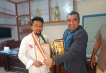 इन्टरनेशनल नेप्लिज सेफ सोसाइटीका केन्द्रीय महासचिव सम्मानित