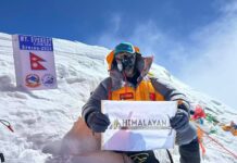 सगरमाथा र लोत्से आरोहण गर्ने पहिलो टोली बन्यो चिनियाँ आरोही सी जुन्जीको टोली