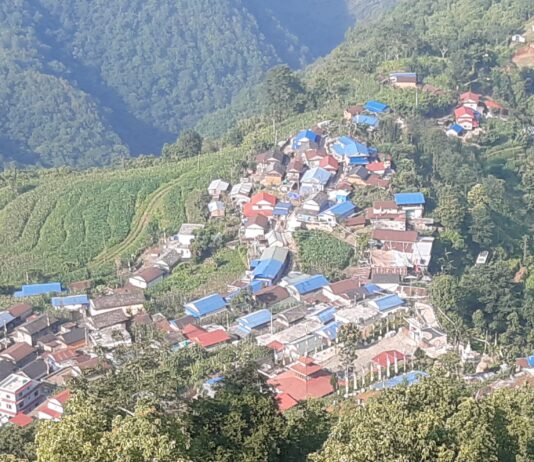 पर्यटक लोभ्याउने लमजुङको श्रीमञ्ज्याङ लामागाउँ