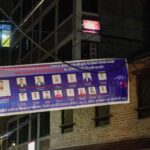 ठमेलमा चुनावी ब्यानरको भद्रगोल : सडकभरि प्रचार सामग्री टाँगिदा पनि महानगर मौन