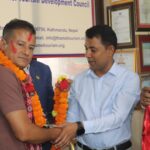 ठमेल पर्यटन विकास परिषद्को नवनिर्वाचित कार्यसमितिद्धारा पदभार ग्रहण